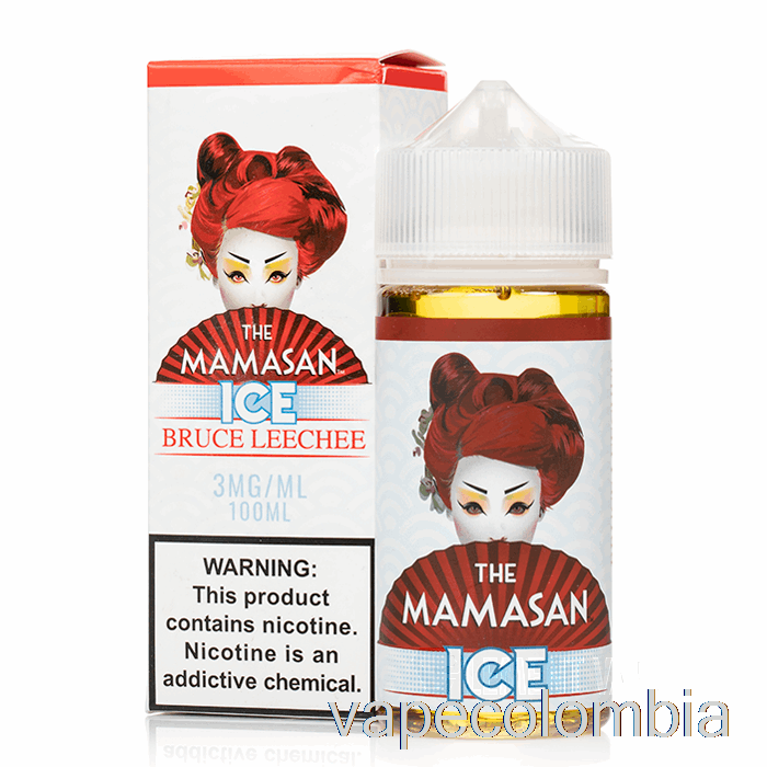 Vape Kit Completo Ice Bruce Leechee - E-líquido The Mamasan - 100ml 3mg